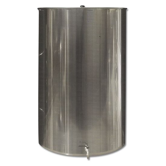 Bougas Δοχείο Inox Ανοικτού Τύπου Επίπεδο 150lt