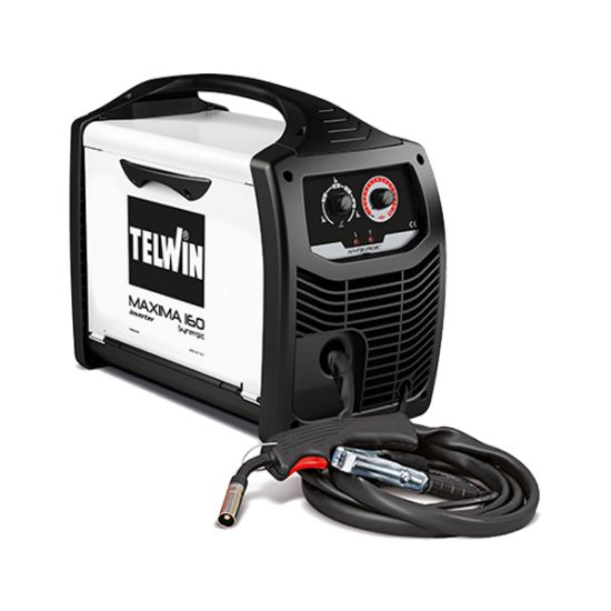 Telwin Maxima 160 Synergic Ηλεκτροκόλληση Inverter MAG / MIG με Μέγιστο Ρεύμα Συγκόλλησης 150A και Κύκλο Εργασίας 20%