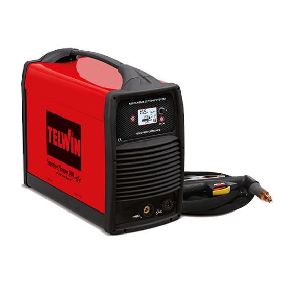 Telwin Superior Plasma 160 Ηλεκτροκόλληση Inverter MMA με Μέγιστο Ρεύμα Συγκόλλησης 40A και Κύκλο Εργασίας 30%