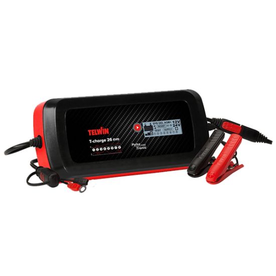 Telwin Φορτιστής Μπαταρίας Αυτοκινήτου 12/24V T-Charge 26 Evo