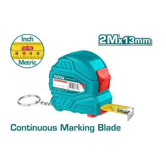 TOTAL ΜΕΤΡΟΤΑΙΝΙΑ 2m X 13mm (TMT126321)