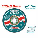 TOTAL ΔΙΣΚΟΣ ΚΟΠΗΣ ΔΟΜΙΚΩΝ ΥΛΙΚΩΝ - ΠΕΤΡΑΣ 115 Χ 3mm (TAC2221151)