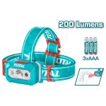 TOTAL ΕΠΑΓΓΕΛΜΑΤΙΚΟΣ ΦΑΚΟΣ ΚΕΦΑΛΗΣ LED 100-200 Lumens (THL013AAA6)