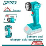 TOTAL ΦΑΚΟΣ ΜΠΑΤ. Li-ion 20V / 1.5W ΧΩΡΙΣ ΜΠΑΤΑΡΙΑ & ΦΟΡΤΙΣΤΗ (TWLI2023)