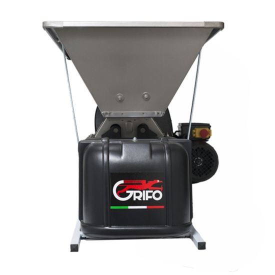 GRIFO DMCSI Σπαστήρας Σταφυλιών Ηλεκτροκίνητος 1HP IΝΟΧ με Διαχωριστήρα 90x50cm