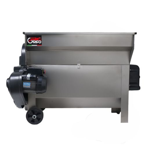 GRIFO DVEP20I Σπαστήρας Σταφυλιών Ηλεκτροκίνητος 2HP IΝΟΧ με Διαχωριστήρα και Αντλία  87x50x85cm