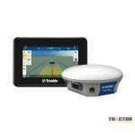 Συσκευή πλοήγησης GPS Trimble GFX-350 με οθόνη αφής 7 ιντσών για τρακτέρ