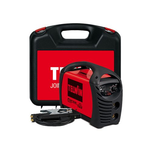 Telwin Force 145 Ηλεκτροκόλληση Inverter MMA με Μέγιστο Ρεύμα Συγκόλλησης 130A και Κύκλο Εργασίας 7%