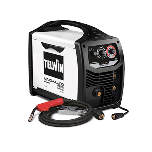 Telwin Maxima 200 Synergic Ηλεκτροκόλληση Inverter MAG / MIG / TIG / MMA με Μέγιστο Ρεύμα Συγκόλλησης 170A και Κύκλο Εργασίας 20%