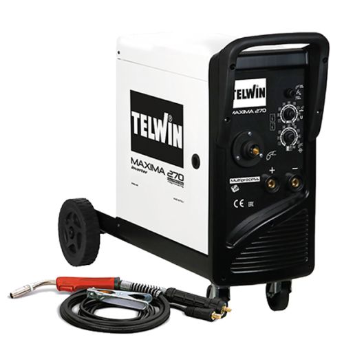 Telwin Maxima 270 Ηλεκτροκόλληση Inverter MAG / MIG / TIG / MMA με Μέγιστο Ρεύμα Συγκόλλησης 250A και Κύκλο Εργασίας 20%
