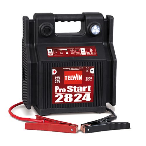 Telwin Prostart 2824 Φορητός Εκκινητής Μπαταρίας Αυτοκινήτου με Φακό 12V