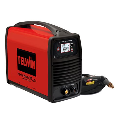Telwin Superior Plasma Ηλεκτροκόλληση Inverter MMA με Μέγιστο Ρεύμα Συγκόλλησης 100A και Κύκλο Εργασίας 30%
