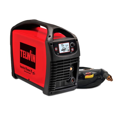 Telwin Superior Plasma Ηλεκτροκόλληση Inverter MMA με Μέγιστο Ρεύμα Συγκόλλησης 70A και Κύκλο Εργασίας 30%