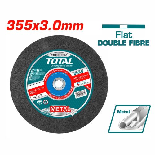 TOTAL ΔΙΣΚΟΣ ΚΟΠΗΣ ΜΕΤΑΛΛΟΥ 355 Χ 3mm (TAC2213551)