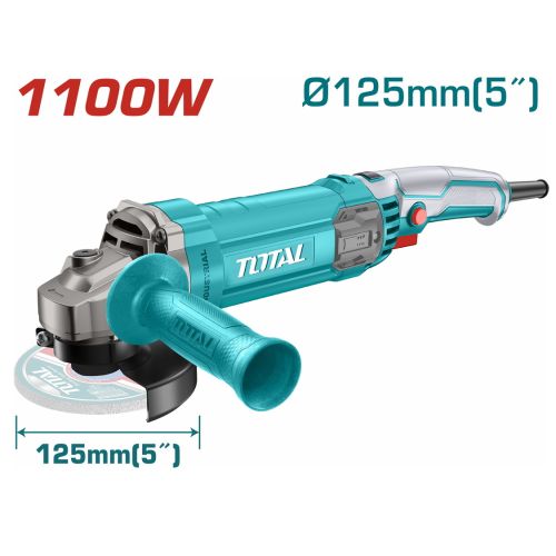 TOTAL ΕΠΑΓΓ. ΓΩΝΙΑΚΟΣ ΛΕΙΑΝΤΗΡΑΣ 1.100W - 125mm (TG11012556)