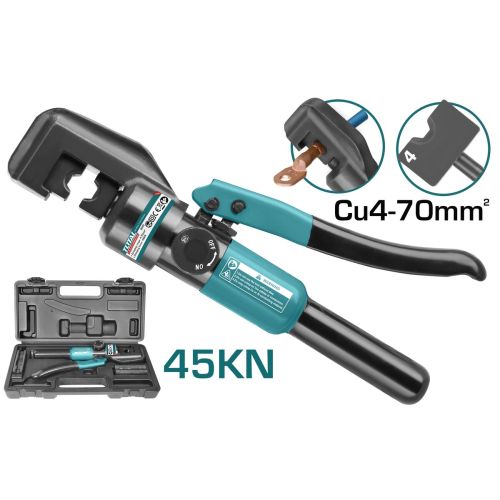 TOTAL ΥΔΡΑΥΛΙΚΗ ΠΡΕΣΑ ΑΚΡΟΔΕΚΤΩΝ  Cu 4-70mm2 (THCT070)