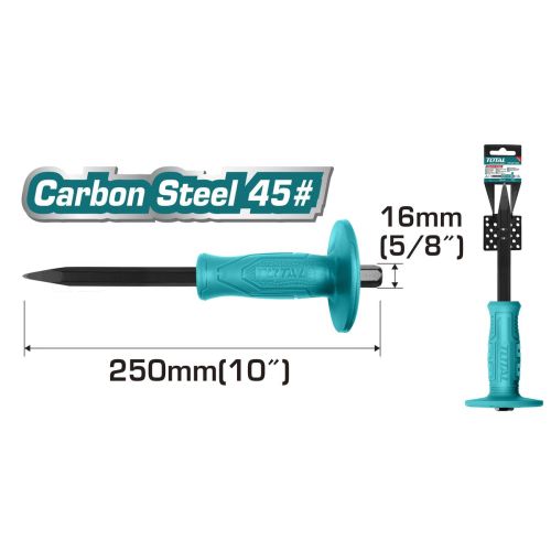 TOTAL ΒΕΛΟΝΙ ΜΕ ΠΛΑΣΤΙΚΗ ΛΑΒΗ 250mm (THT4221026)
