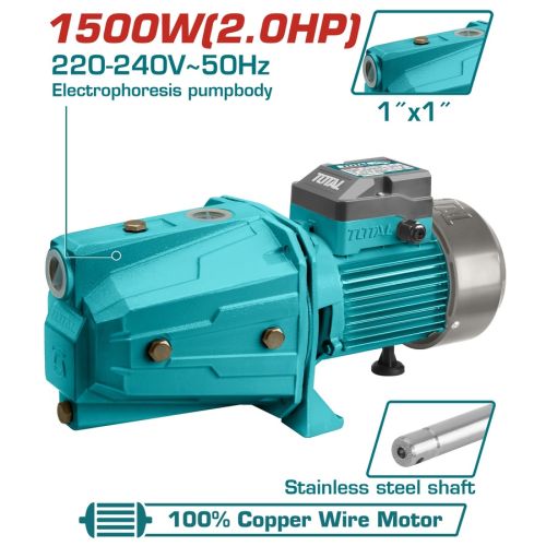 TOTAL ΑΝΤΛΙΑ ΕΠΙΦΑΝΕΙΑΣ ΑΥΤΟΜ. ΑΝΑΡΡΟΦΗΣΗΣ 1.500W (TWP315006)